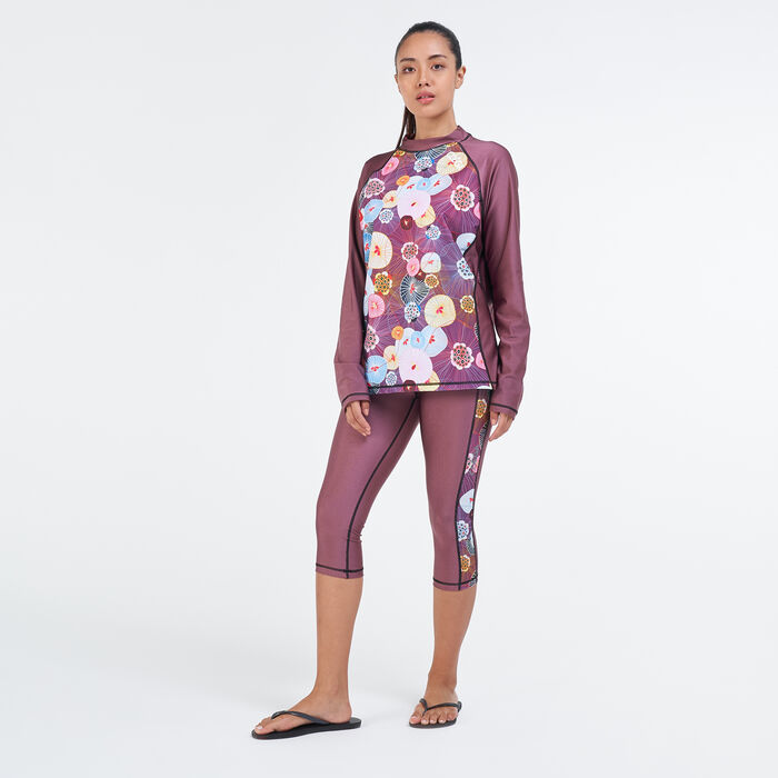 Women's Long-Sleeves Rashguard Top Women's Long-Sleeves Rashguard Top image number 2