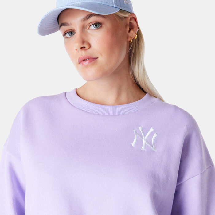 Women's MLB New York Yankees League Essential Crop Top Women's MLB New York Yankees League Essential Crop Top image number 3