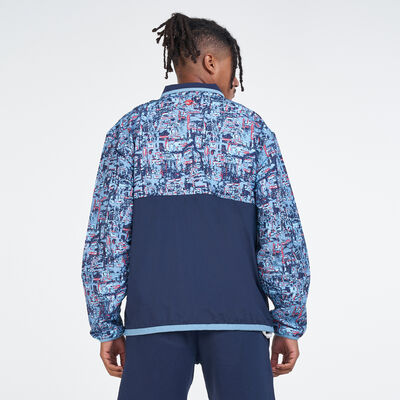 Men's YC Summer Allover Print Packable Anorak Jacket Men's YC Summer Allover Print Packable Anorak Jacket