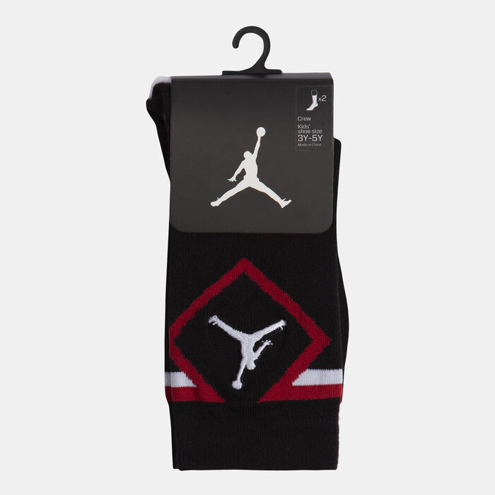 Diamond High Crew Socks (2 Pairs) Diamond High Crew Socks (2 Pairs) image number 2