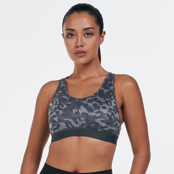 Women's Believe This 2.0 Allover Print Sports Bra Women's Believe This 2.0 Allover Print Sports Bra image number 0