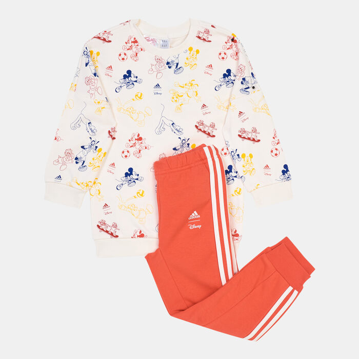 Kids' x Disney Mickey Mouse Crewneck and Sweatpants Set Kids' x Disney Mickey Mouse Crewneck and Sweatpants Set image number 0