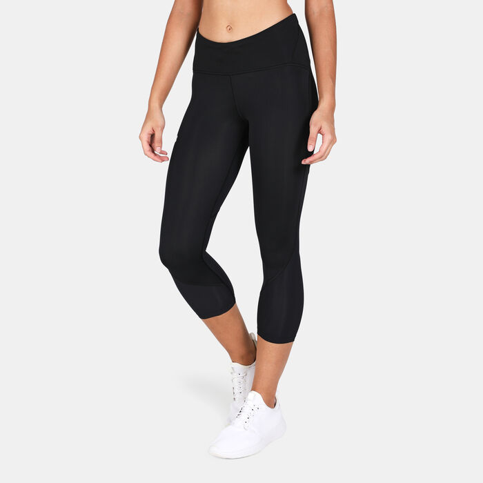 Women's Fly Fast 2.0 HeatGear® Cropped Leggings Women's Fly Fast 2.0 HeatGear® Cropped Leggings image number 0