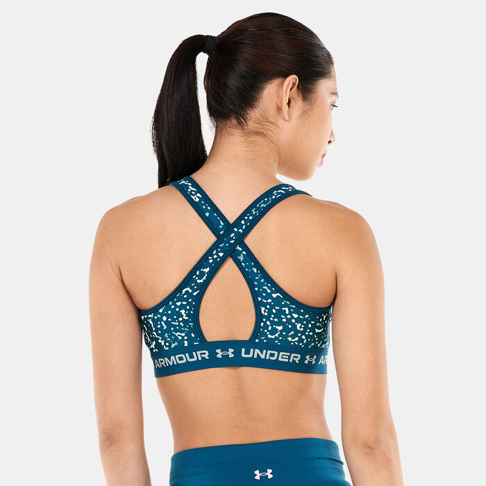 Women's Armour Medium Support Printed Sports Bra Women's Armour Medium Support Printed Sports Bra image number 1