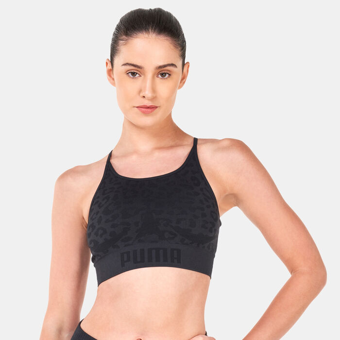 Women's FormKnit Seamless Long Training Sports Bra Women's FormKnit Seamless Long Training Sports Bra image number 0