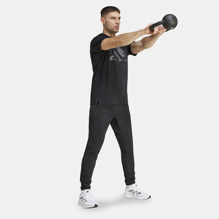 Men's Train Essentials Camo Graphic Logo T-Shirt Men's Train Essentials Camo Graphic Logo T-Shirt image number 2
