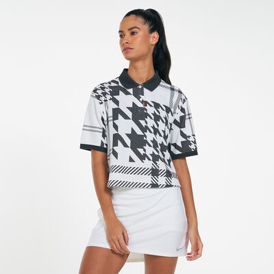 Women's Dri-FIT Checked Polo Shirt