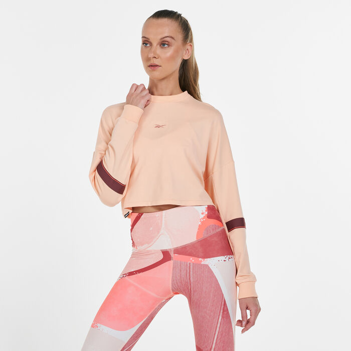 Women's Les Mills® Lightweight French Terry Crew Sweatshirt Women's Les Mills® Lightweight French Terry Crew Sweatshirt image number 0