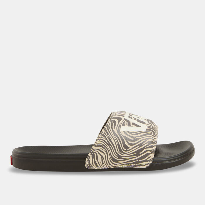 Women's MTE La Costa Slide-On Warp Zebra Slides Women's MTE La Costa Slide-On Warp Zebra Slides image number 0