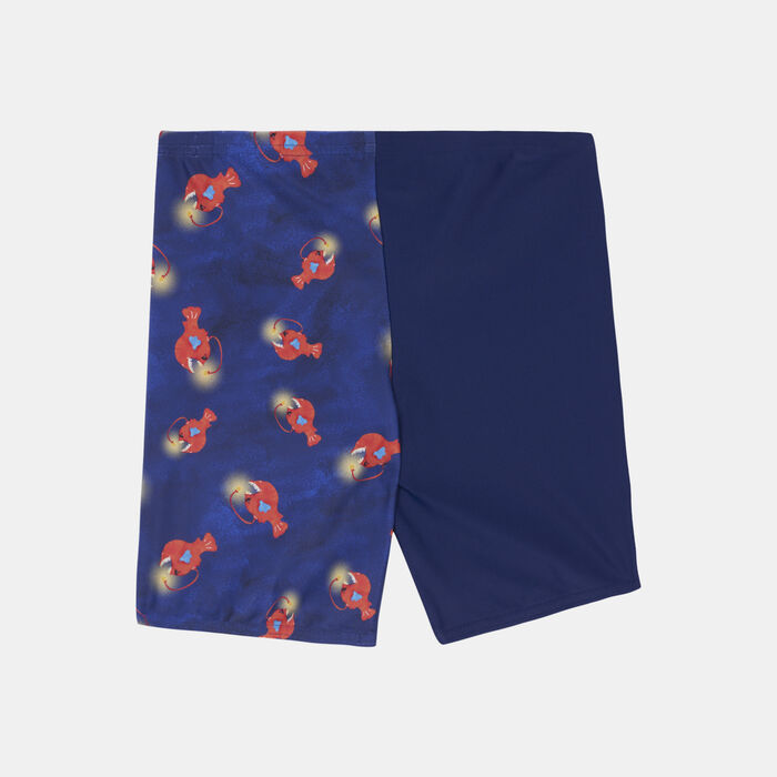Kids' Digi Allover Print Swimming Jammer Shorts Kids' Digi Allover Print Swimming Jammer Shorts image number 1