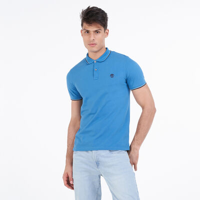 Men's Millers River Tipped Pique Polo T-Shirt