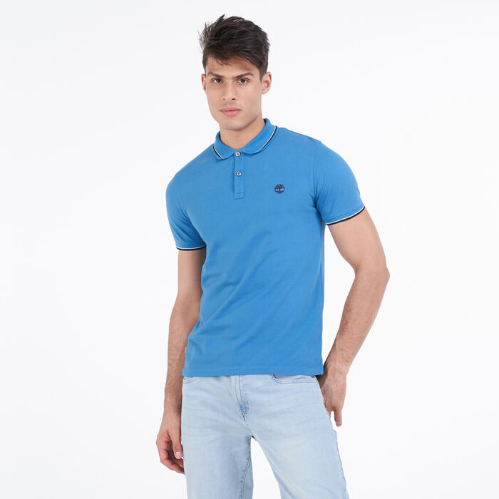 Men's Millers River Tipped Pique Polo T-Shirt Men's Millers River Tipped Pique Polo T-Shirt image number 0