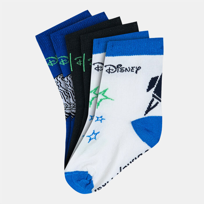 Men's Disney Buzz Lightyear Socks (3 Pack) Men's Disney Buzz Lightyear Socks (3 Pack) image number 0