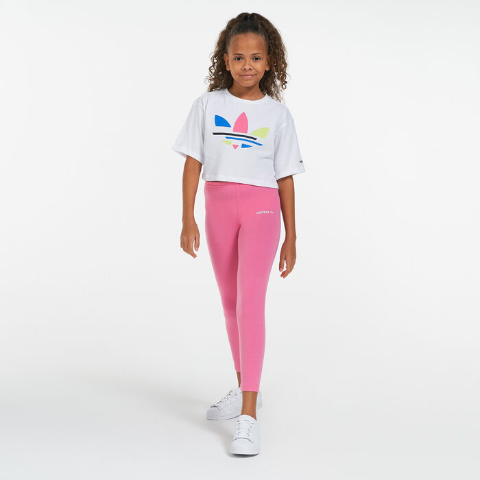 Kids' Adicolor Crop Top Kids' Adicolor Crop Top image number 2