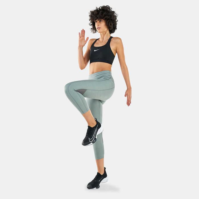 Women's Fast Mid-Rise Crop Running Leggings Women's Fast Mid-Rise Crop Running Leggings image number 2