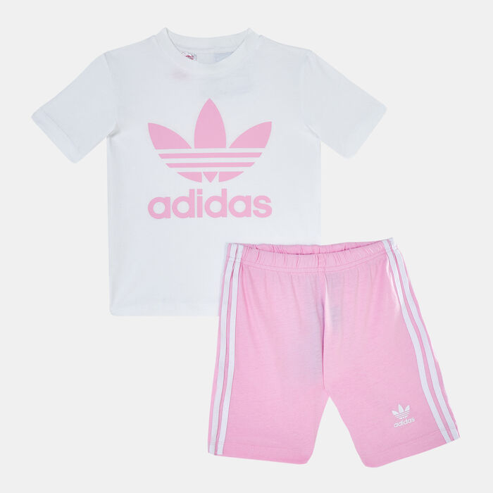 Kids' Trefoil T-Shirt And Shorts Set Kids' Trefoil T-Shirt And Shorts Set image number 0