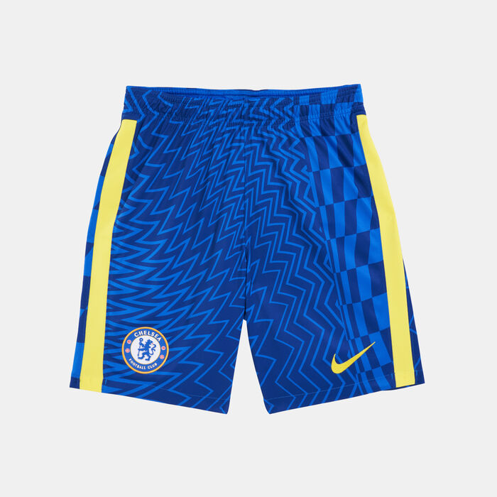 Kids' Chelsea F.C. Stadium Home Football Shorts - 2021/22 Kids' Chelsea F.C. Stadium Home Football Shorts - 2021/22 image number 0