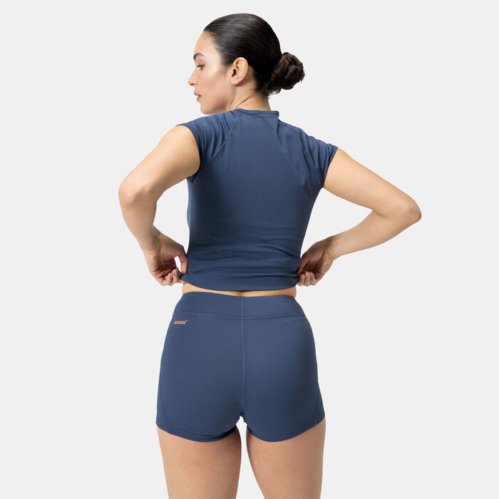 Women's Panel Swimming Shorts Women's Panel Swimming Shorts image number 1