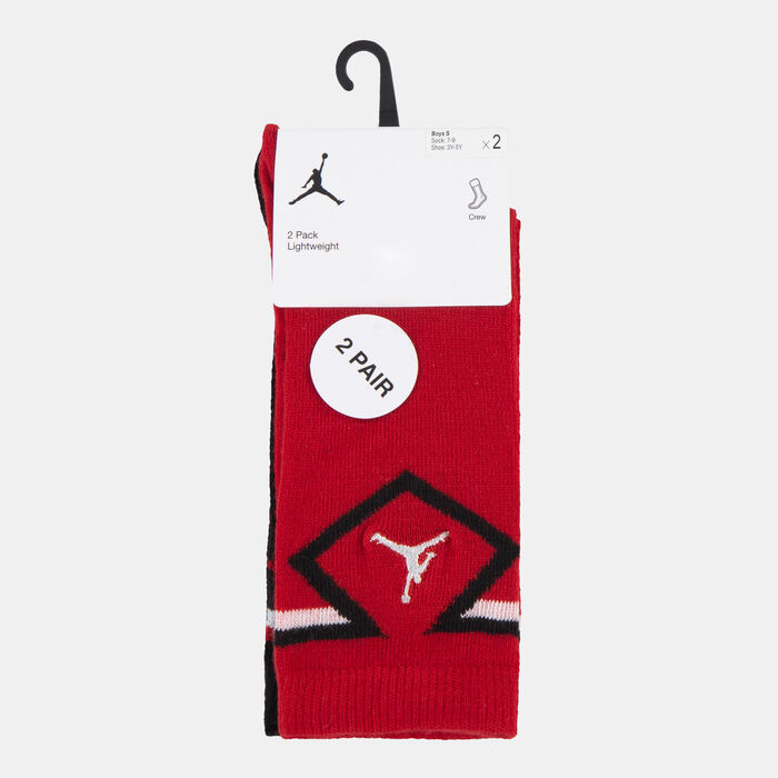 Diamond High Crew Socks (2 Pairs) image number 3