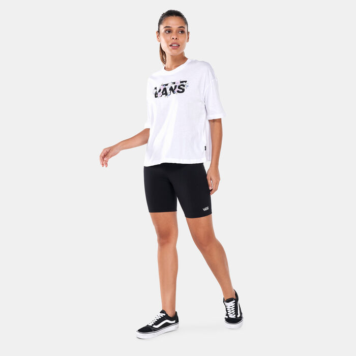 Women's Checkerboard Legging Shorts image number 2