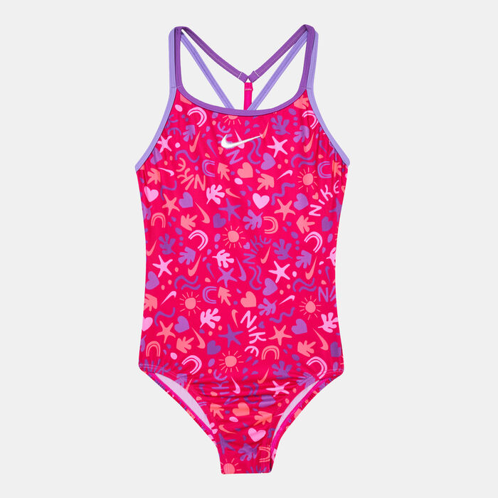 Kids' Fun Forest T-Crossback One-Piece Swimsuit Kids' Fun Forest T-Crossback One-Piece Swimsuit image number 0