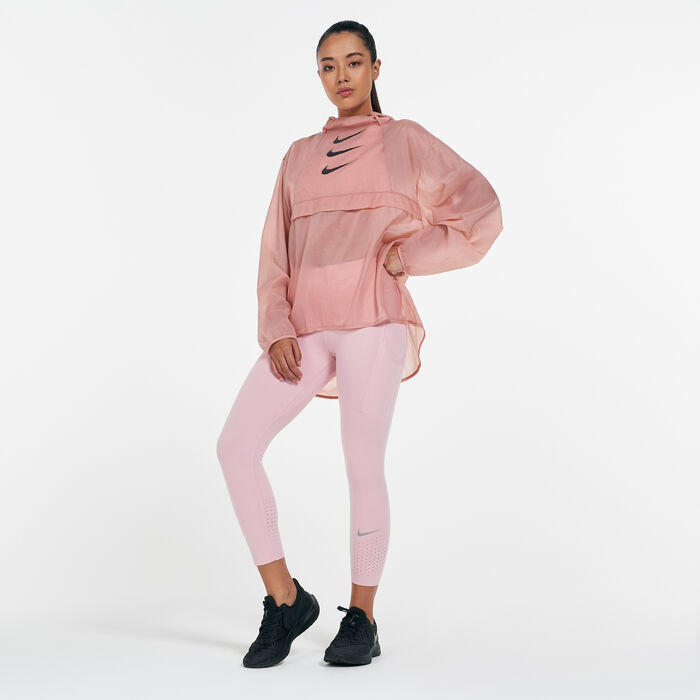 Women's Run Division Pullover Packable Jacket Women's Run Division Pullover Packable Jacket image number 2