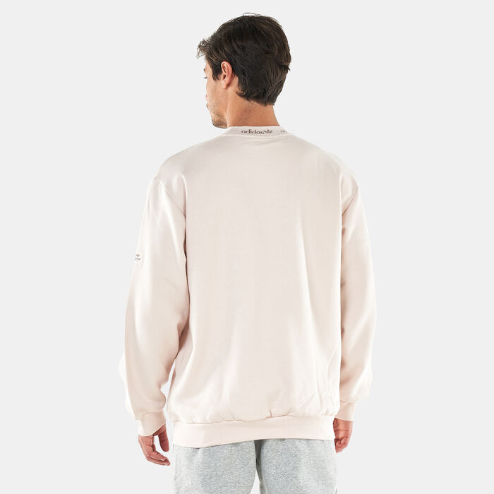 Men's Trefoil Linear Crew Sweatshirt Men's Trefoil Linear Crew Sweatshirt image number 1