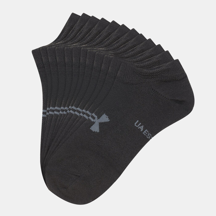UA Essential No Show Socks (6 Pack) UA Essential No Show Socks (6 Pack) image number 0