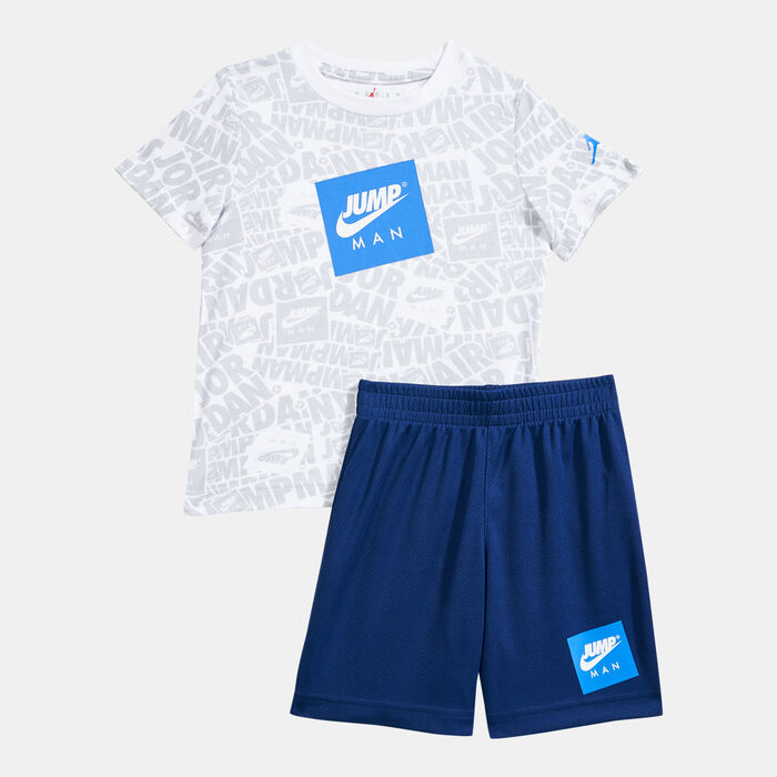 Kids' Allover Print T-Shirt and Shorts Set (Baby & Toddler) Kids' Allover Print T-Shirt and Shorts Set (Baby & Toddler) image number 0