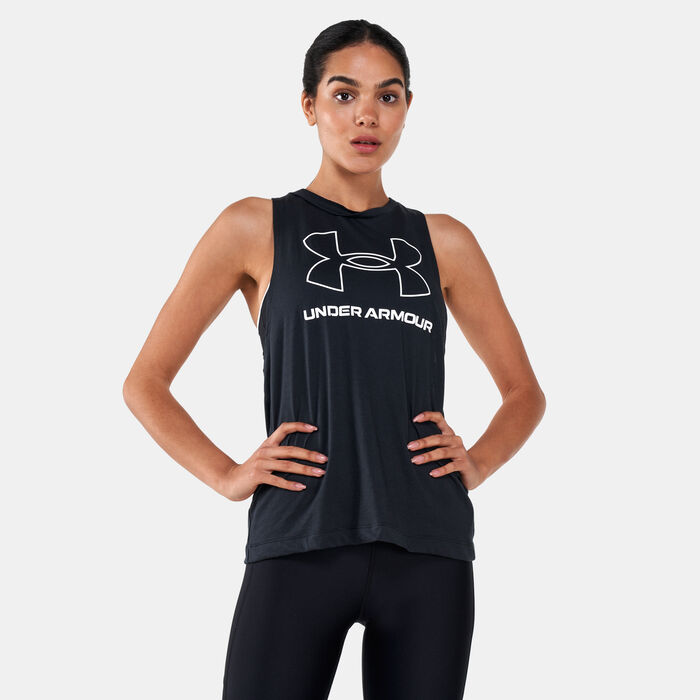 Women's UA Sportstyle Logo Tank Top Women's UA Sportstyle Logo Tank Top image number 0