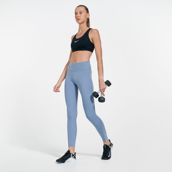 Women's One Mid-Rise 7/8 Mesh-Panelled Leggings image number 2