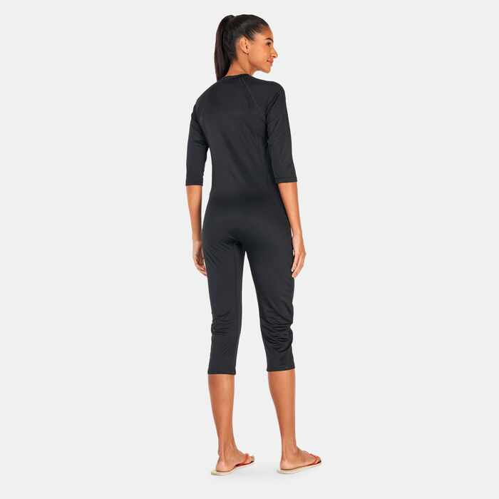 Women's 3/4 Length One-Piece SlimKini Women's 3/4 Length One-Piece SlimKini image number 1