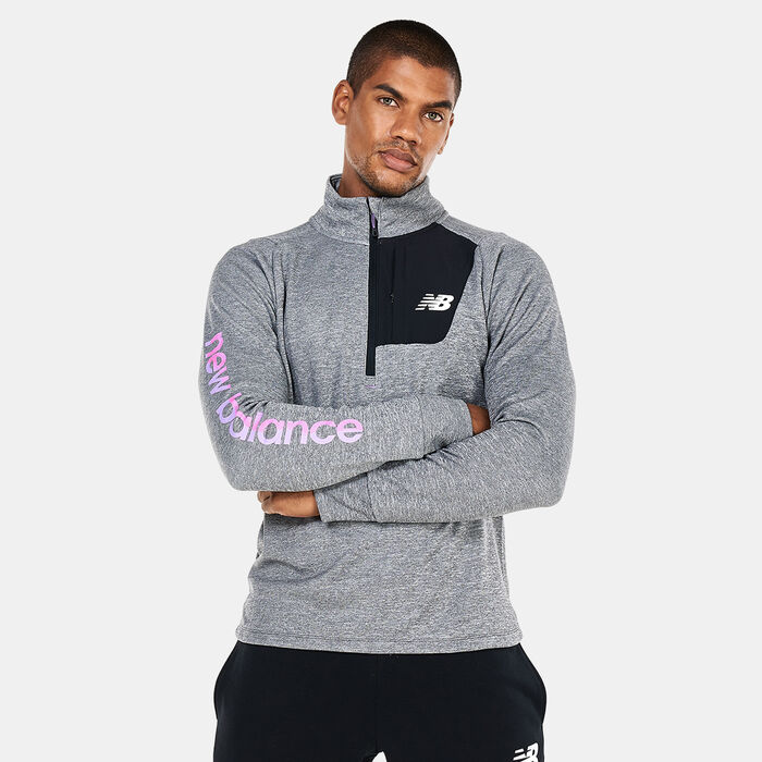 Men's Impact Run All-Terrain Running Half-Zip Top Men's Impact Run All-Terrain Running Half-Zip Top image number 0