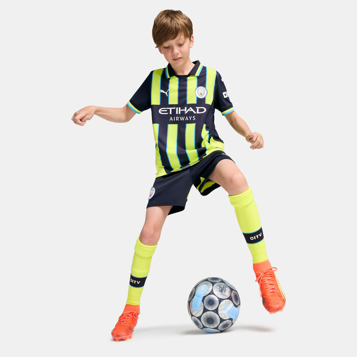 Kids' Manchester City 24/25 Away Replica Football Jersey Kids' Manchester City 24/25 Away Replica Football Jersey image number 2