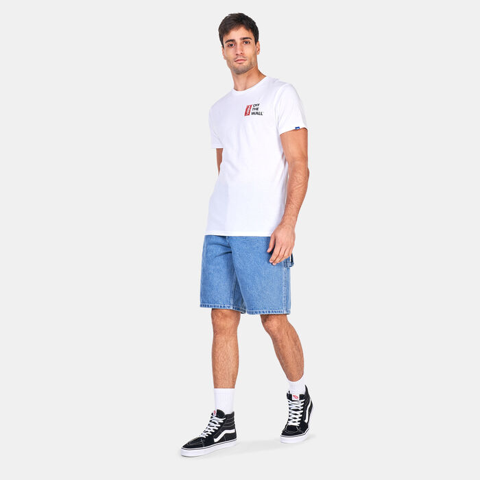 Men's Drill Chore Loose Denim 22-inch Shorts image number 2