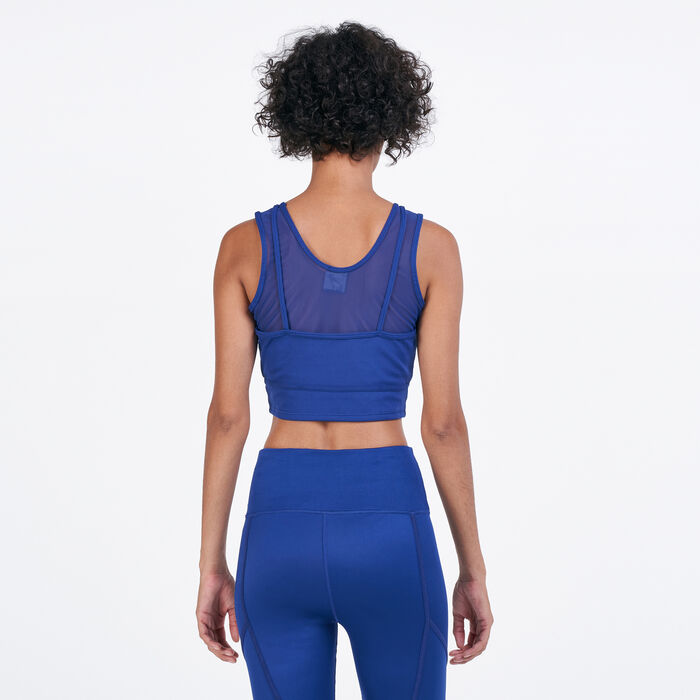 Women's Studio Layered Crop Tank Top Women's Studio Layered Crop Tank Top image number 1
