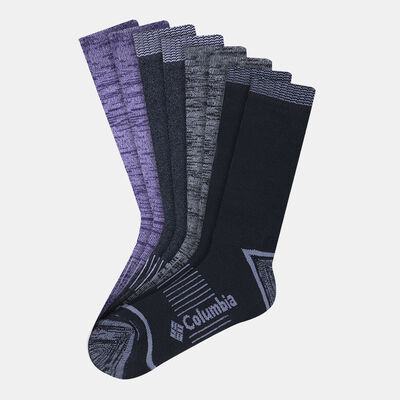 Women's Moisture Control Space Dye Socks (4 Pack)