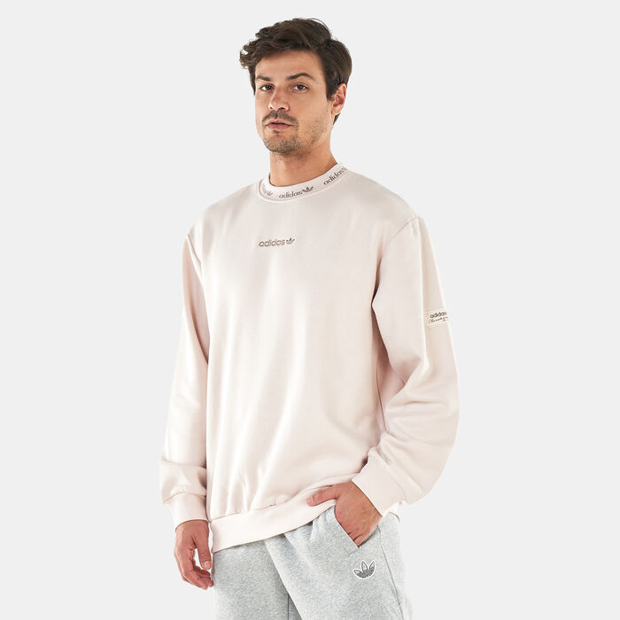 Men's Trefoil Linear Crew Sweatshirt Men's Trefoil Linear Crew Sweatshirt image number 0