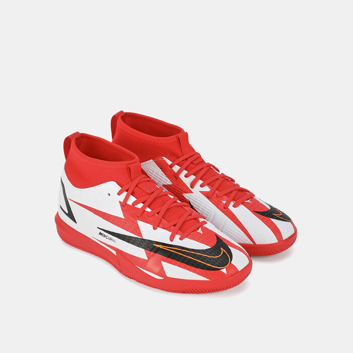 Kids' Mercurial Jr. Superfly 8 Academy CR7 Indoor Court Football Shoe Kids' Mercurial Jr. Superfly 8 Academy CR7 Indoor Court Football Shoe image number 1