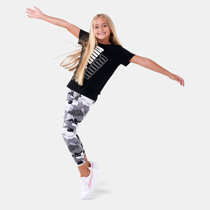Kids' Alpha Allover Print Leggings Kids' Alpha Allover Print Leggings image number 2