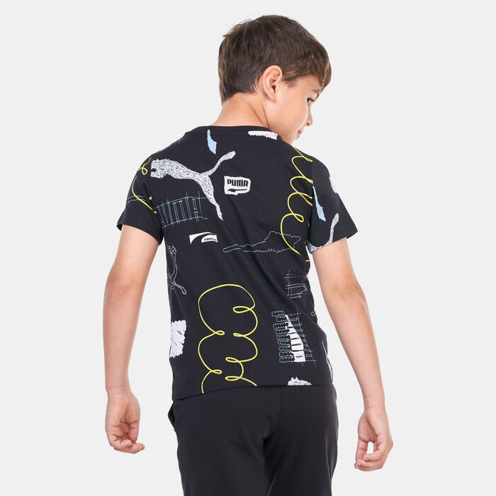 Kids' Classic Brand Love Allover Print T-Shirt Kids' Classic Brand Love Allover Print T-Shirt image number 1