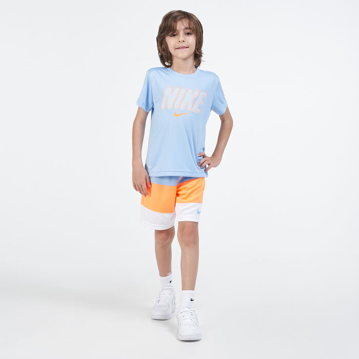 Kids' Dri-FIT T-Shirt & Shorts Set Kids' Dri-FIT T-Shirt & Shorts Set image number 0