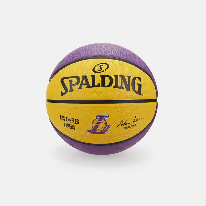NBA Team LA Lakers Rubber Basketball image number 0