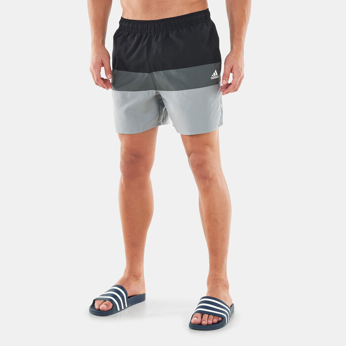 Men's Short-Length Colourblock Swimming Shorts Men's Short-Length Colourblock Swimming Shorts image number 0