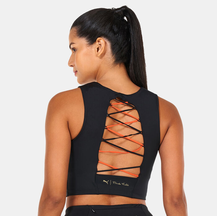 Women's X Frida Kahlo Mid Support Sports Bra Women's X Frida Kahlo Mid Support Sports Bra image number 1