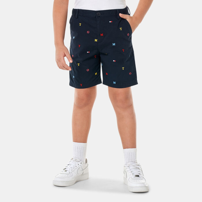 Kids' Letter Embroidery Chino Shorts (Older Kids) Kids' Letter Embroidery Chino Shorts (Older Kids) image number 0