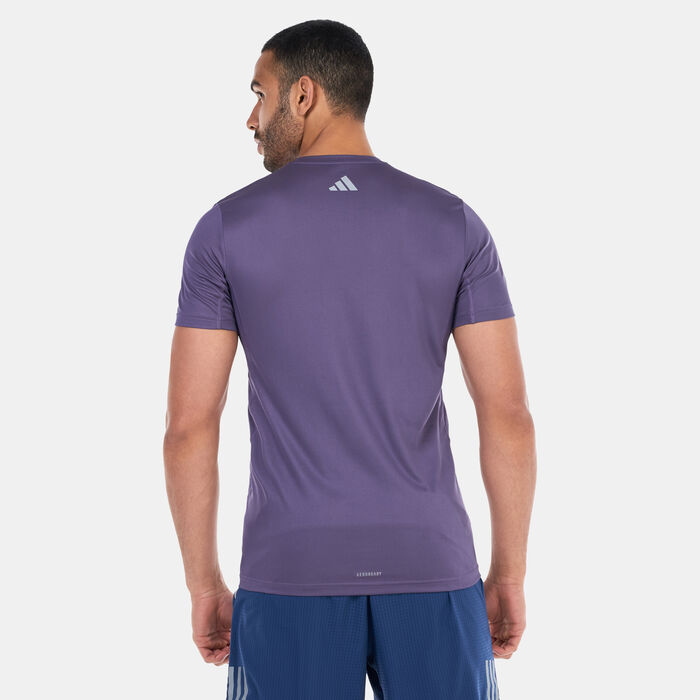 Men's Run Icons 3 Bar Logo Running T-Shirt Men's Run Icons 3 Bar Logo Running T-Shirt image number 1