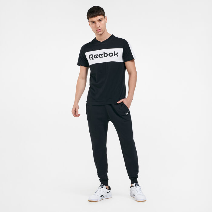 Men's Training Essentials Linear Graphic Sweatpants Men's Training Essentials Linear Graphic Sweatpants image number 2