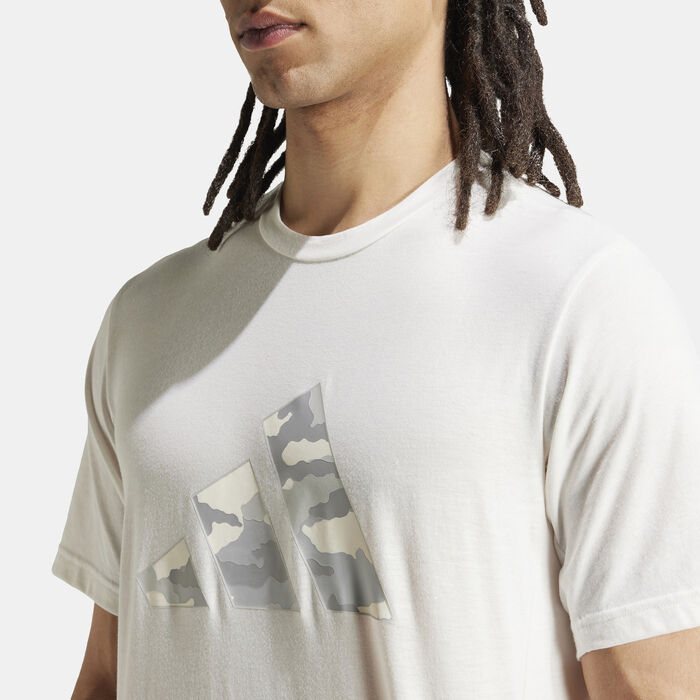Men's Train Essentials Camo Graphic Logo T-Shirt Men's Train Essentials Camo Graphic Logo T-Shirt image number 4