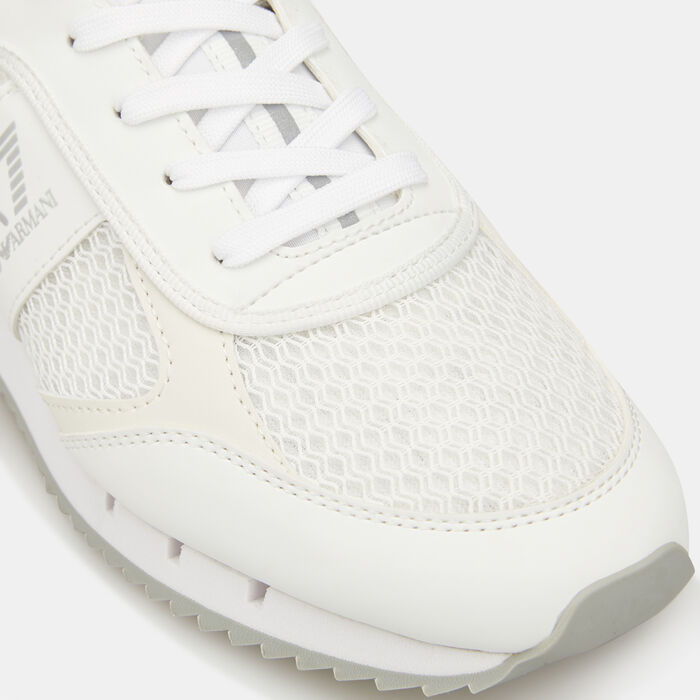 Men's Black and White Shoe image number 4